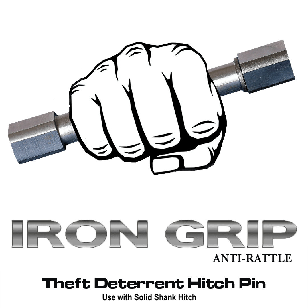 Gen-Y Hitch GH-022 5/8 Iron Grip Anti-Rattle Hitch Pin (2.5 Shank)