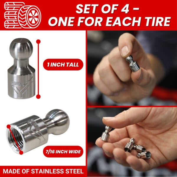 Tiny Hitch Balls - Valve Stem Caps - Image 6